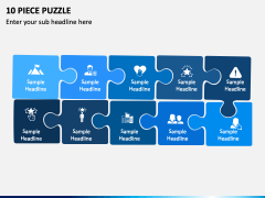 10 Piece Puzzle PPT Slide 1