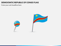 Democratic Republic of Congo Flag PPT Slide 1