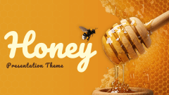 Honey Theme PPT Slide 1