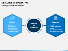 Objective Vs Subjective PowerPoint And Google Slides Template - PPT Slides