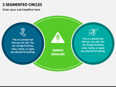 2 Segmented Circles PPT Slide 1