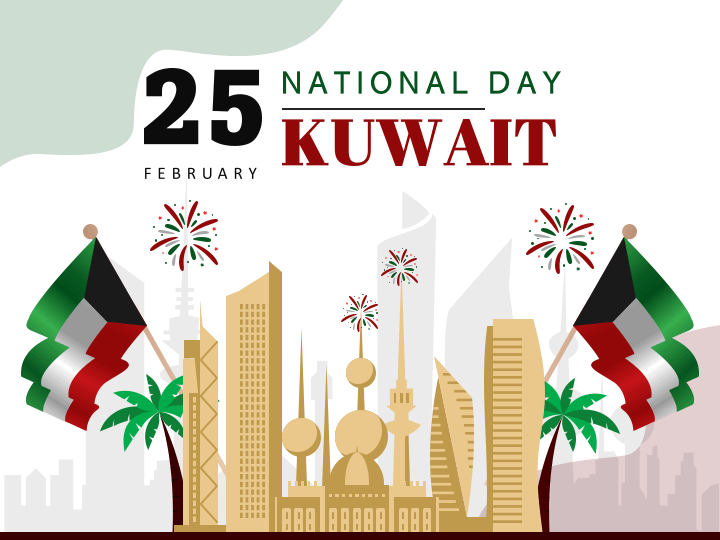 National Day of Kuwait PPT Slide 1