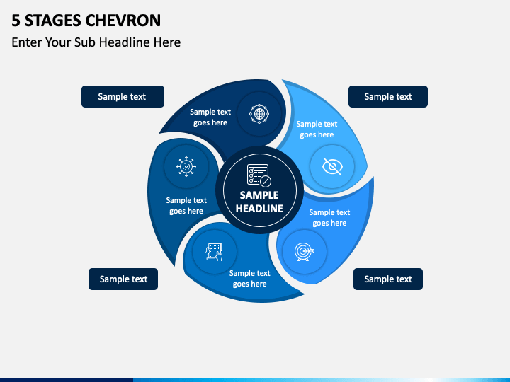 5 Stages Chevron Free Slide 1