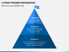 3 Stage Pyramid infographic Slide 2
