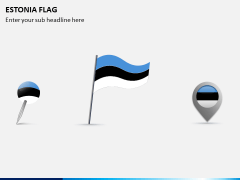 Estonia Flag PPT Slide 1