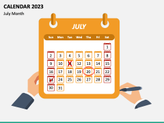 Calendar 2023 Type 1 PPT Slide 7