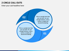 2 Circle Call Outs PPT Slide 1