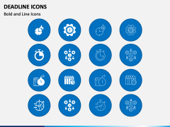 Deadline Icons PPT Slide 1