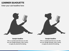 Learner Silhouette PPT Slide 1
