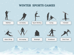 Free Winter Sports Presentation Theme for PowerPoint and Google Slides