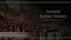 Ancient Indian History Thesis Animated Presentation - SketchBubble