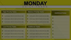 Monday Tasks Animated Presentation - SketchBubble
