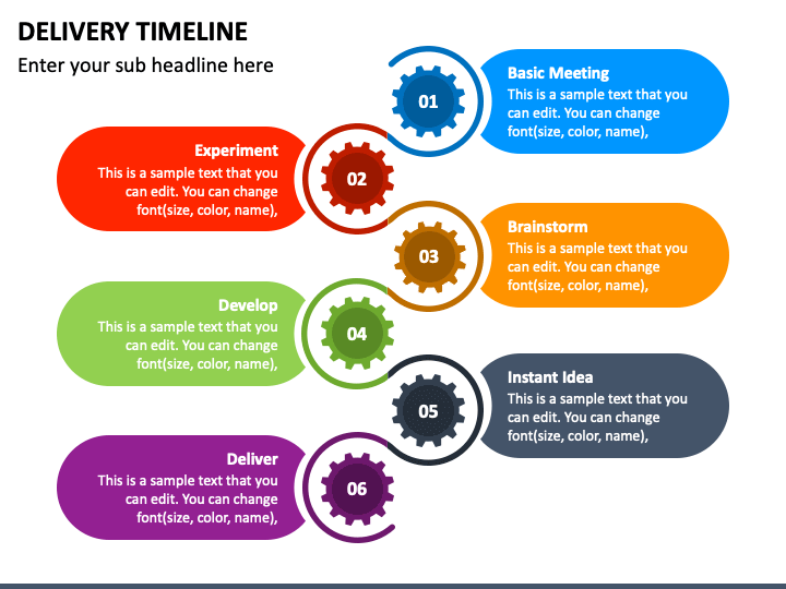 Delivery Timeline PPT Slide 1