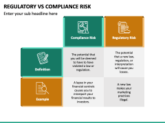 Regulatory Vs Compliance Risk PPT Slide 4