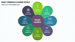 Eight Versatile Flower Petals PPT Slide 1