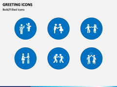 Greeting Icons PPT Slide 1