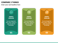 Compare 3 Things PPT Slide 2