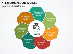 7 Hexagons around a Circle PPT Slide 1