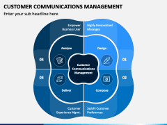 Customer Communications Management PPT Slide 1