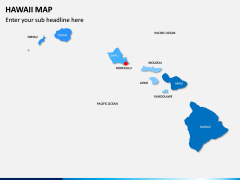 Hawaii Map PPT Slide 1