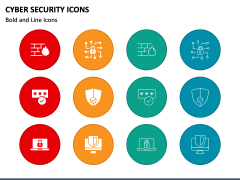Cyber Security Icons PPT Slide 1