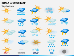 Kuala Lumpur Map PPT Slide 8