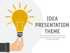 Ideas Presentation Theme PPT Slide 1