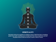 Spiritual Health PowerPoint Template - PPT Slides