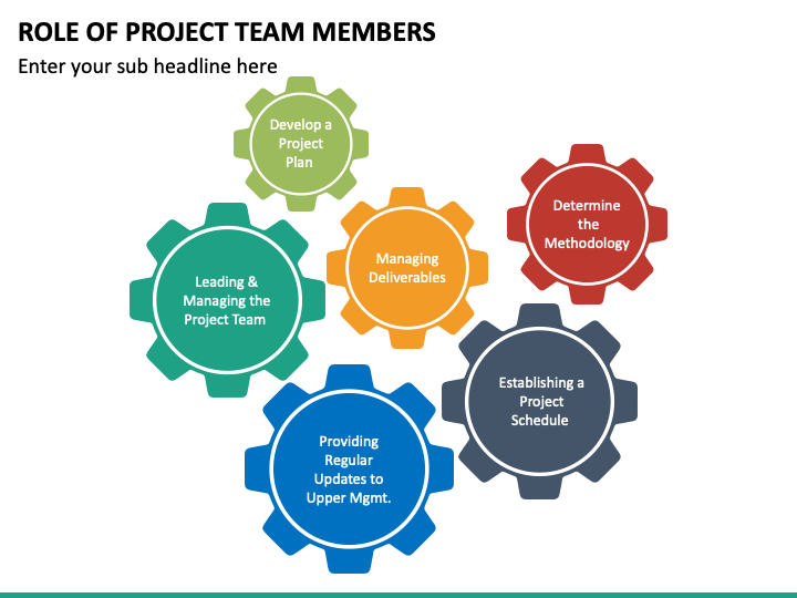 Role of Project Team Members PPT Slide 1
