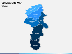Coimbatore Map PPT Slide 1