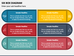 Six Box Diagram PPT Slide 1