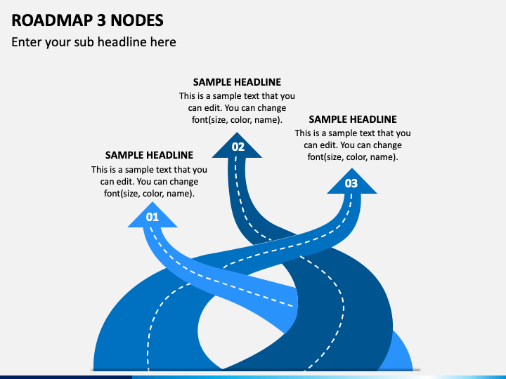 Roadmap 3 Nodes Slide 1