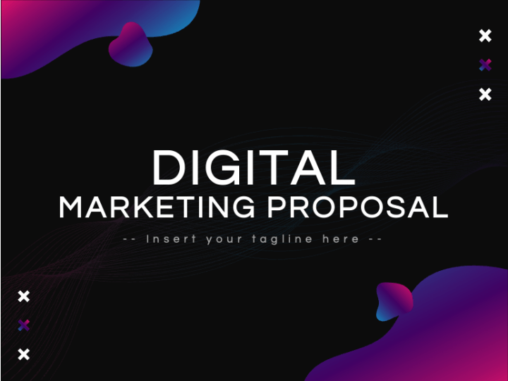 Digital Marketing Proposal PPT Slide 1