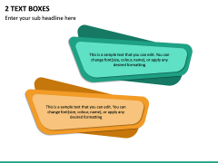 2 Text Boxes PPT Slide 2