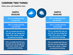 Compare Two Things PPT Slide 2