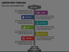 Career Path Timeline Animated Presentation - SketchBubble