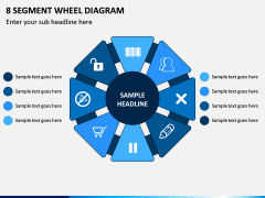 8 Segment Wheel Diagram PPT Slide 1