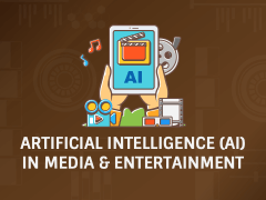 AI in Media and Entertainment PPT Slide 1