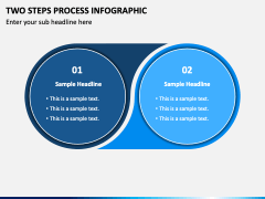 Two Steps Process Infographic PPT Slide 2