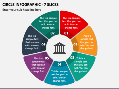 Circle Infographic - 7 Slices PPT Slide 1