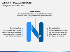 Letter N - Puzzle Alphabet PPT Slide 1