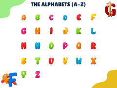 Free - Alphabet Learning PowerPoint Template And Google Slides Theme