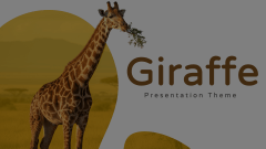 Giraffe Presentation Theme Animated Presentation - SketchBubble