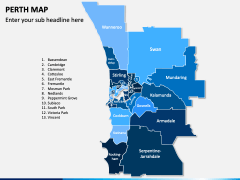 Perth Map PPT Slide 1