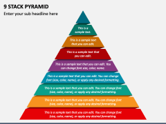 9 Stack Pyramid PPT Slide 2