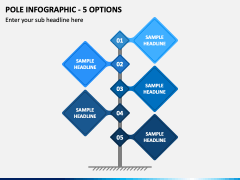 Pole Infographic - 5 Options PPT Slide 2
