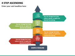 4 Step Ascending PPT Slide 2