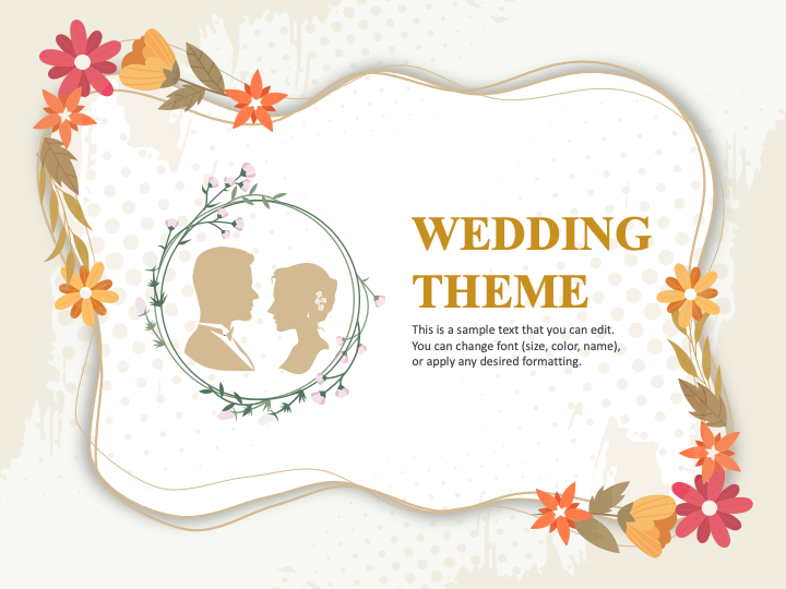 Wedding Theme PPT Slide 1