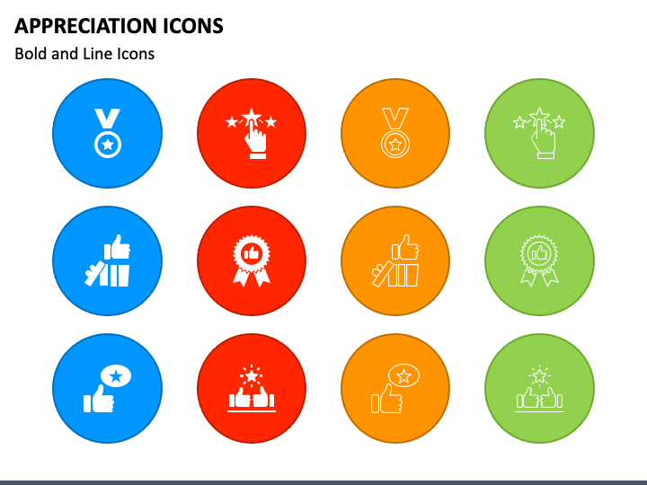 Appreciation Icons PPT Slide 1