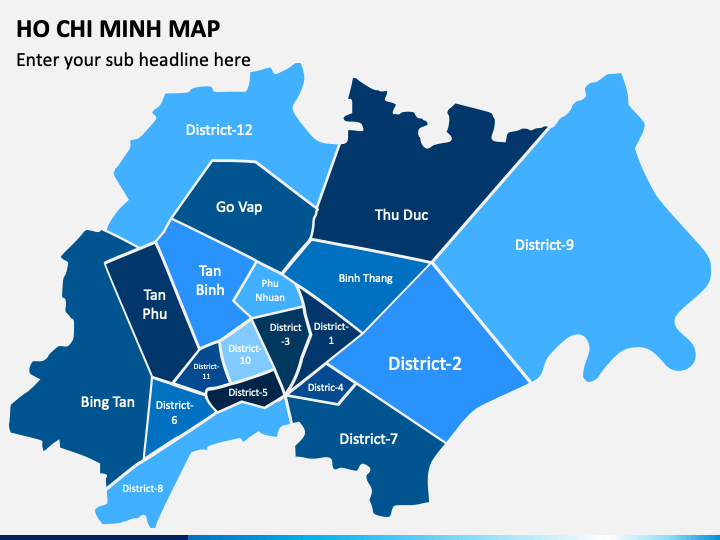 Districts Of Ho Chi Minh City Map - Dianna Mehetabel